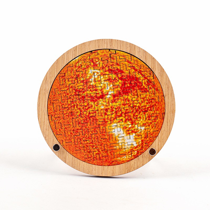 V888-ELOSUNG22786-202504031711-00 Little Sun Wooden Jigsaw Puzzle - 59 Piece Solar System Jigsaw Puzzle - Image 1