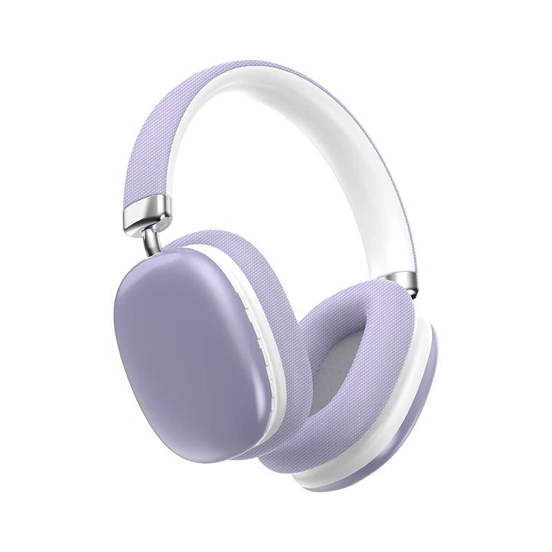 V888-ELOSUNG23012-202503211711-00 Purple Wireless Bluetooth Headphones - Over-Ear, Deep Bass, Foldable, Long Battery Life - Image 1