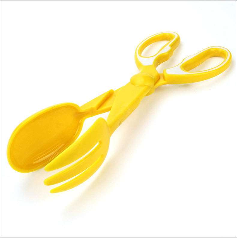 V888-ELOSUNG23337-202503271310-00 2 Pcs Yellow Pet Poop Scooper with Long Handle - Durable Plastic Waste Picker for Dogs and Cats - Image 1