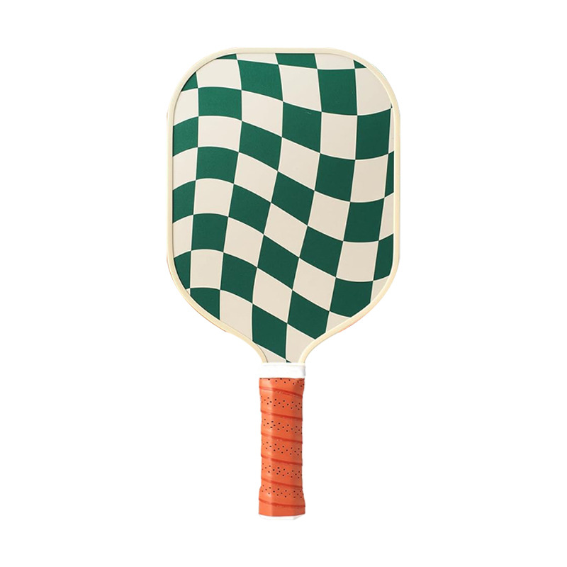 V888-ELOSUNG23599-202504141405-00 Style 1 White And Green T700 Carbon Fiber & Fiberglass Pickleball Paddle - Lightweight 220g with Anti-Slip TPU Grip for Training & Competition - Image 1