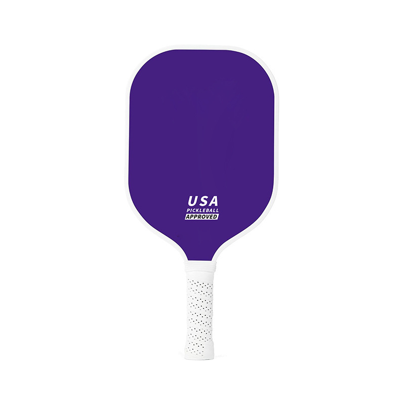 V888-ELOSUNG23633-202504141352-00 Purple Fiberglass Pickleball Paddle - Lightweight 215g with Anti-Slip TPU Grip for Outdoor Sports - Image 1