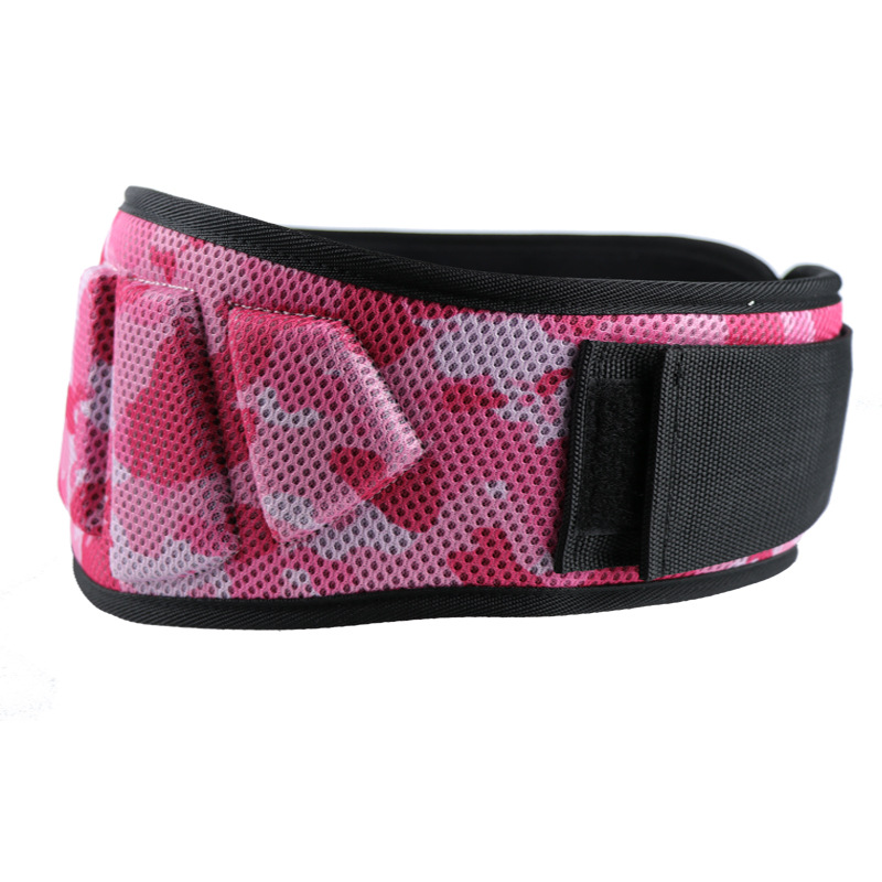 V888-ELOSUNG23882-202504141627-00 Size S Pink Camouflage Camo Weightlifting Belt - EVA Nylon Gym Belt for Squats, Deadlifts & Lumbar Support - Image 1