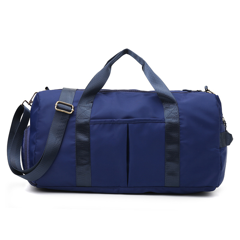 V888-ELOSUNG24439-202504011221-00 Dark Blue Dry Wet Separation Gym Bag - Women's Large Capacity - Training & Travel - Image 1