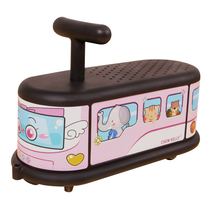 V888-ELOSUNG24917-202504211316-00 Princess Car Quiet Ride Twist Car for Toddlers - Fun Wiggle Ride-On Toy - Image 1