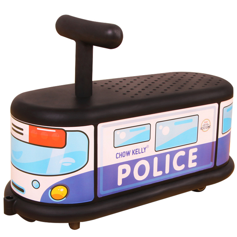 V888-ELOSUNG24919-202504211317-00 Police Quiet Ride Twist Car for Toddlers - Fun Wiggle Ride-On Toy - Image 1