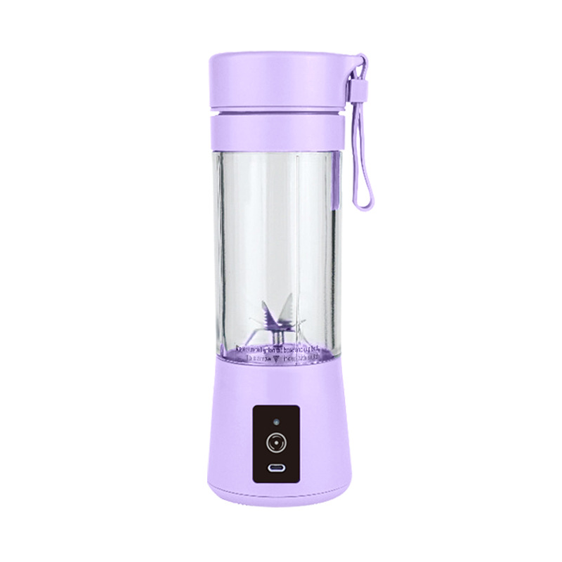 V888-ELOSUNG26161-202504171822-00 Light Purple Portable Blender USB Rechargeable - Personal Size Smoothie Maker On The Go - Image 1