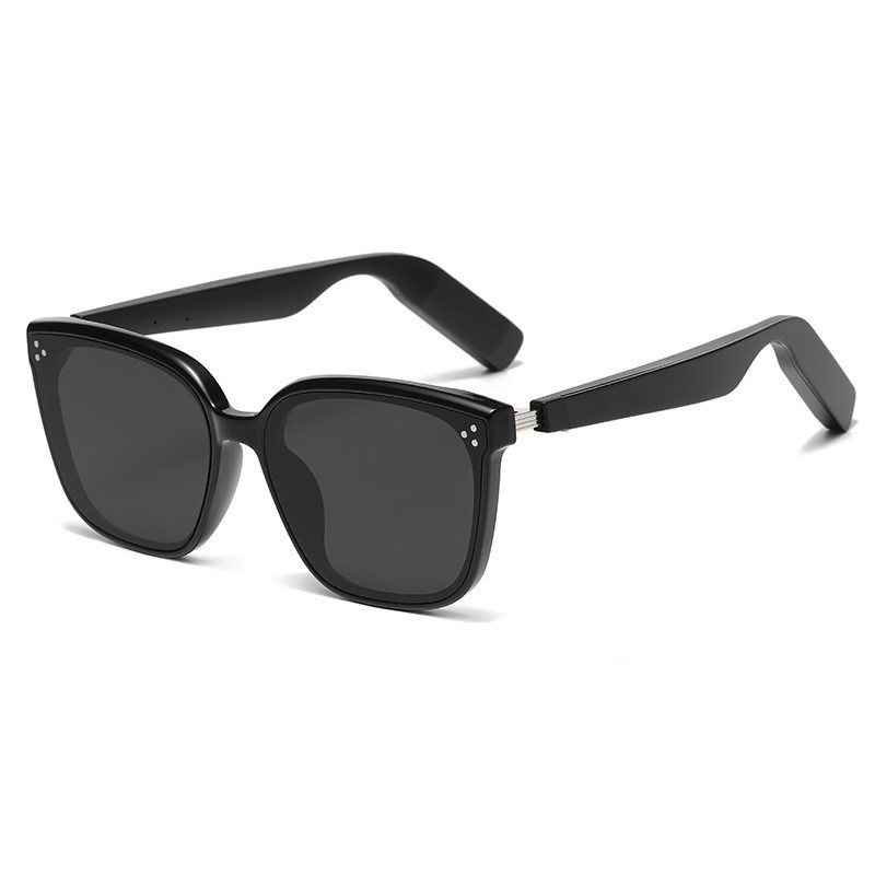 V888-ELOSUNG26504-202504291535-00 Black Fashion Bluetooth Music Sunglasses - UV Protection Eyewear with Speakers - Image 1