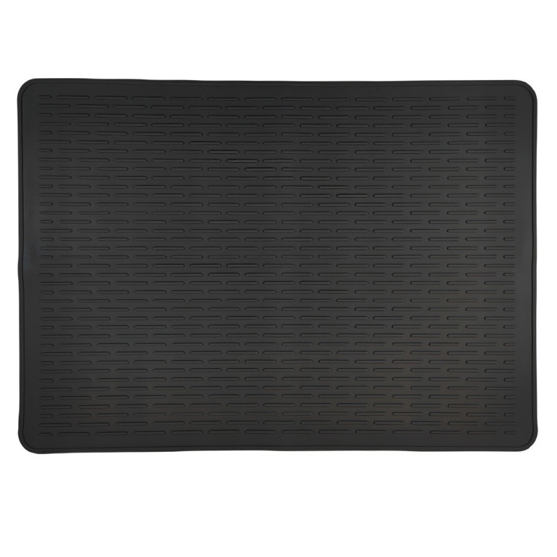V888-ELOSUNG26669-202505131913-00 Black Extra Large Silicone Countertop Protector & Dish Drying Mat - Dishwasher Safe (76x53cm) - Image 1