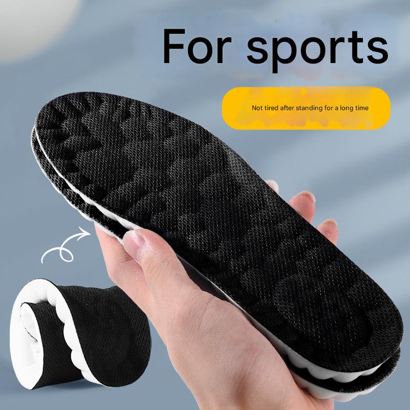 V888-ELOSUNG26951-202505191410-00 Black 5 pcs 4D Cloud Technology Shoe Inserts - High Rebound, Super Soft, Breathable, Athletic Support (size : 41-42/265mm) - Image 1