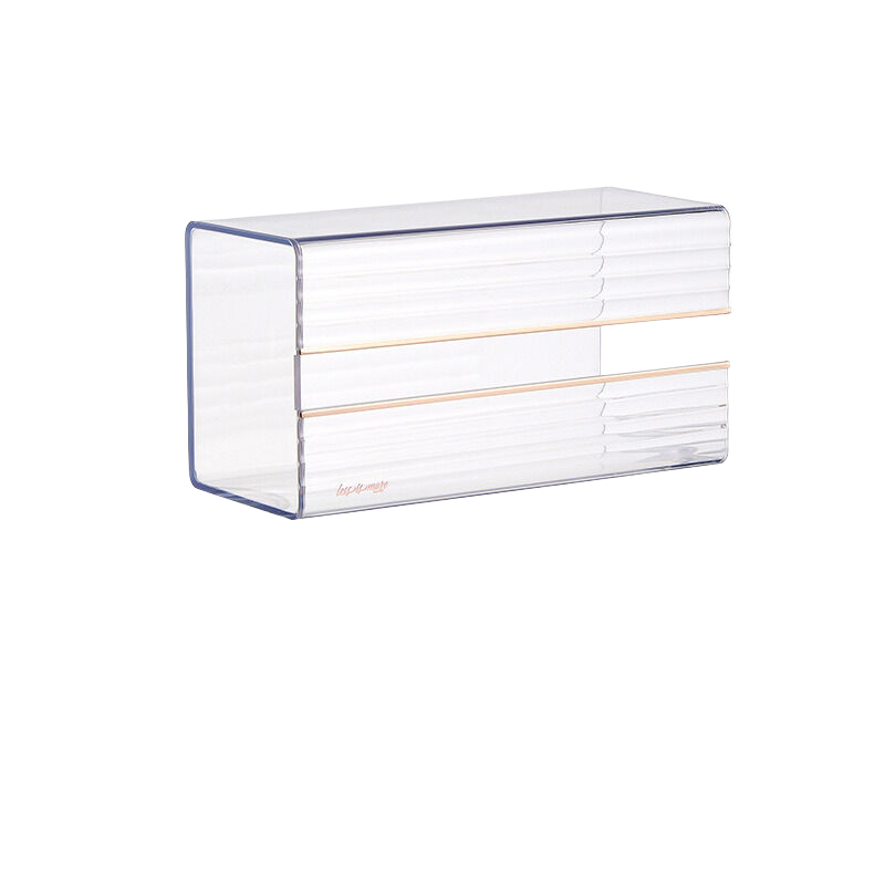 V888-ELOSUNG271-200378-00 Transparent white luxury tissue box, single pack 21cm*11.1cm*9.1cm - Image 1