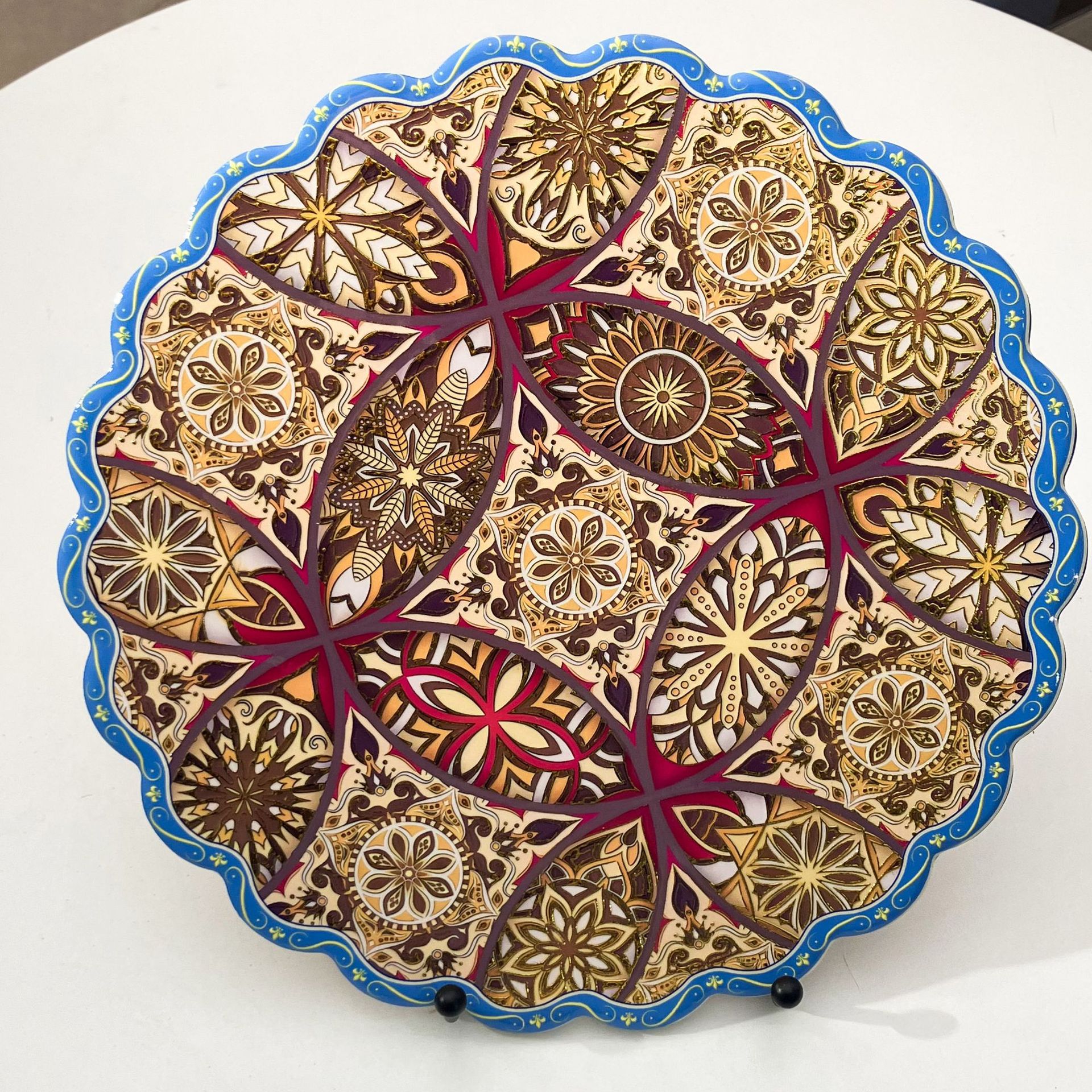 V888-ELOSUNG28018-202504281443-00 Circular Pattern Set of 2 Cartoon PVC Coil Entrance Mats - Non-Slip Dirt Trapping Door Mats (50x80cm) - Image 1