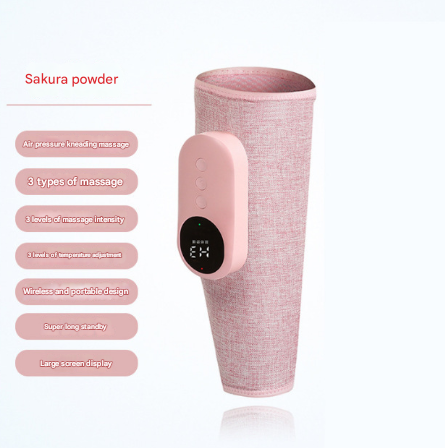 V888-ELOSUNG28250-202505061346-00 One-piece Pink Portable Leg Air Pressure Massager with Constant Heat - Slimming and Relaxation - Image 1