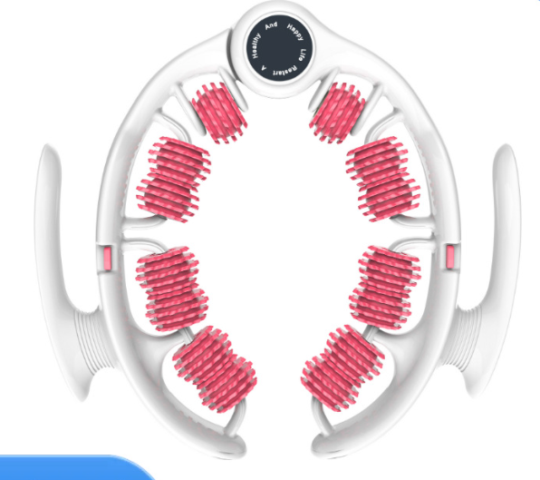 V888-ELOSUNG28336-202509021550-00 Pink 360 Degree Clamp Leg Roller Massager - Deep Tissue Relief for Thighs, Calves & Arms - Image 1