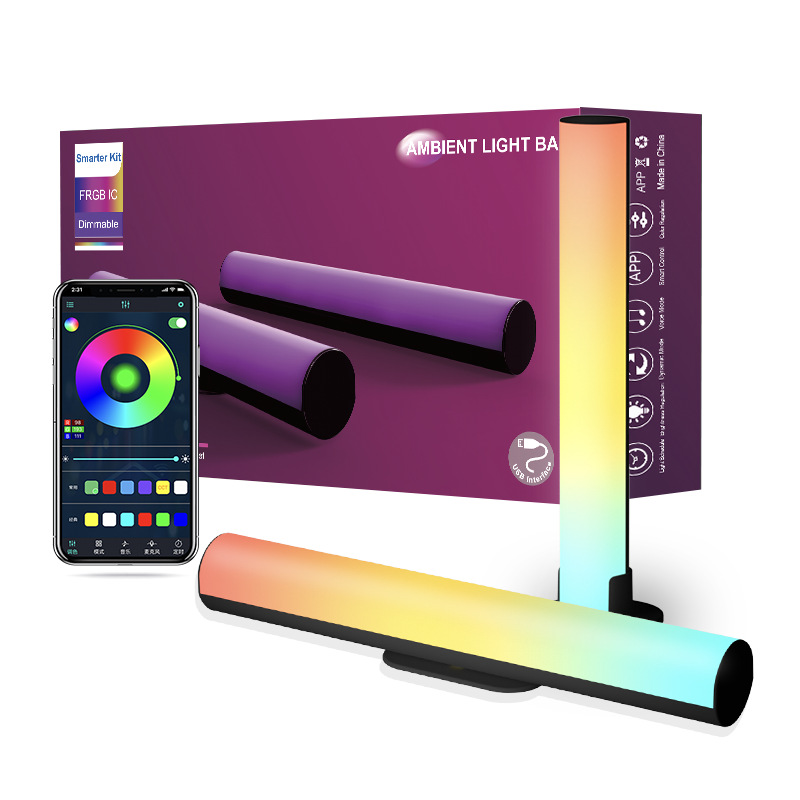 V888-ELOSUNG28362-202505081706-00 5V Graffiti Wifi Model 3W RGB Atmosphere Desk Lamp - 3W 128LM USB-Powered Mood Lighting - Image 1