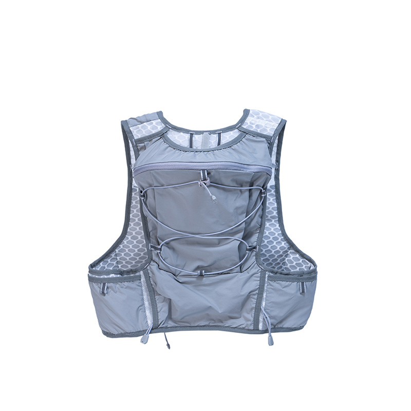 V888-ELOSUNG28654-202505191211-00 Grey Hydration Backpack for Trail Running, Marathon, and Cycling - Image 1
