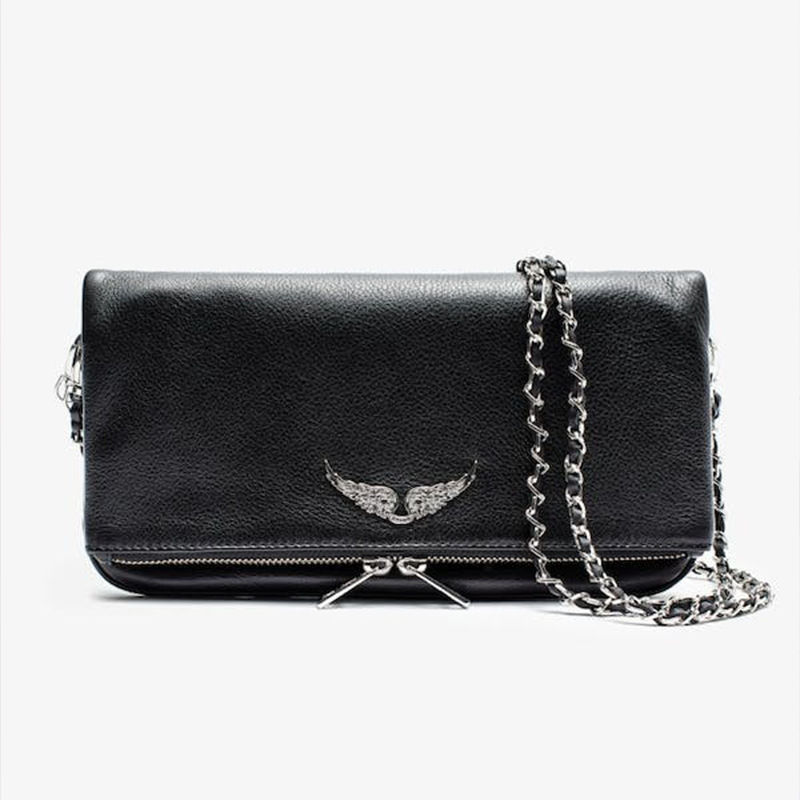 V888-ELOSUNG29125-202505231311-00 Chic Quilted Leather Crossbody Bag with Chain Strap & Tassel Detail(Black without tassels) - Image 1