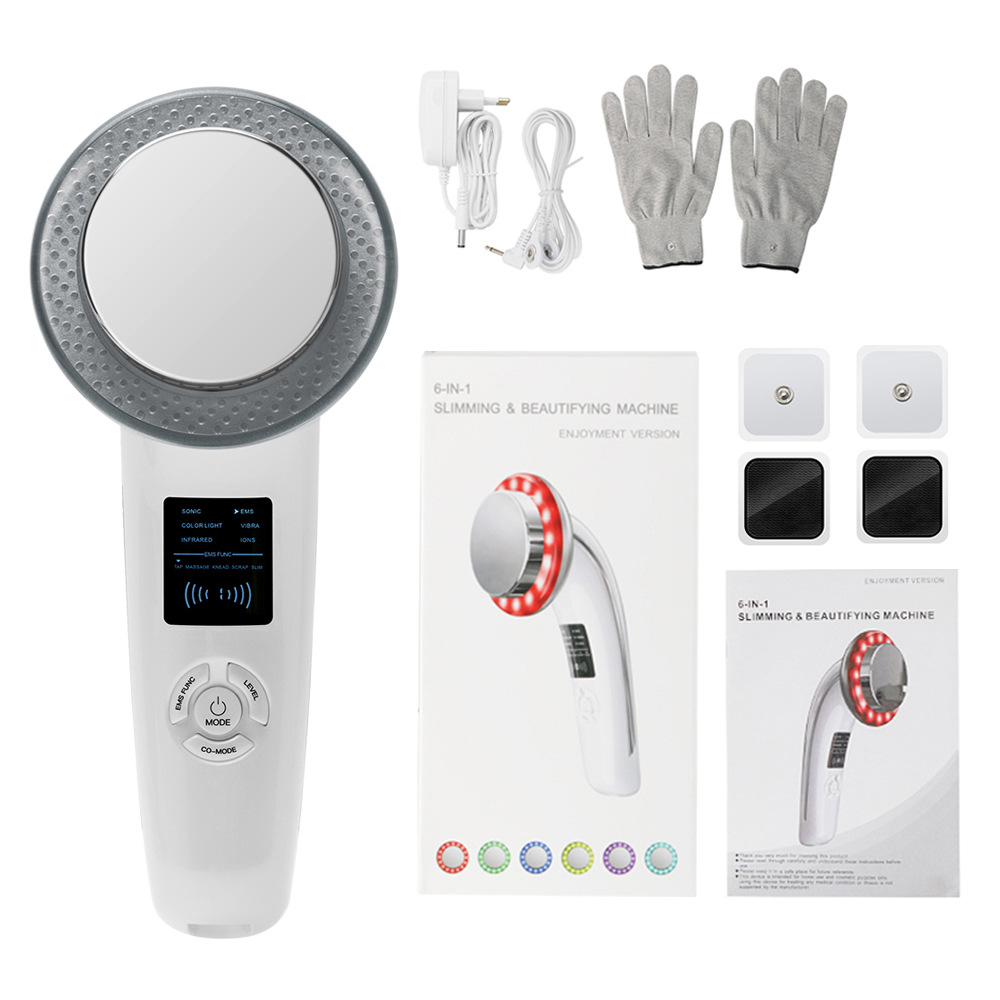 V888-ELOSUNG29295-202505261606-00 6-in-1 Ultrasonic Slimming & Beautifying RF Device - Body Sculpting & Skin Rejuvenation(white) - Image 1