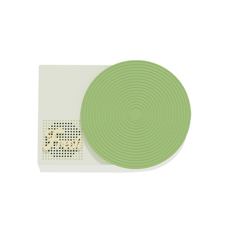 V888-ELOSUNG29336-202505281107-00 Retro Phonograph Bluetooth Speaker - Rotating Disc, Bluetooth 5.3, AUX/TF Card, 8H Playtime(Pink Green) - Image 1