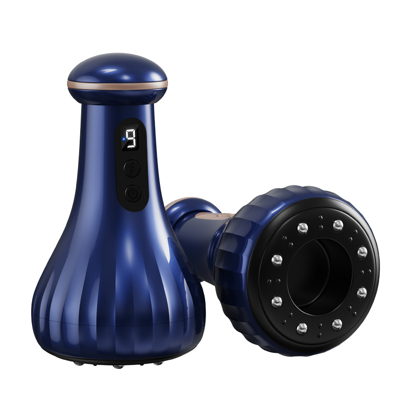 V888-ELOSUNG29656-202506101141-00 Electric Cupping & Gua Sha Massager - 9 Levels Heat & Suction, Red Light Therapy, USB-C Rechargeable(blue) - Image 1