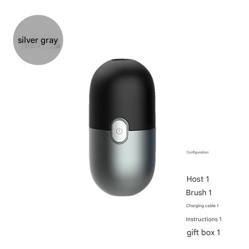 V888-ELOSUNG29699-202506111518-00 Mini Electric Rotary Shaver - IPX7 Waterproof, 2 Speed Modes, 90-Day Battery Life, USB Rechargeable(grey) - Image 1