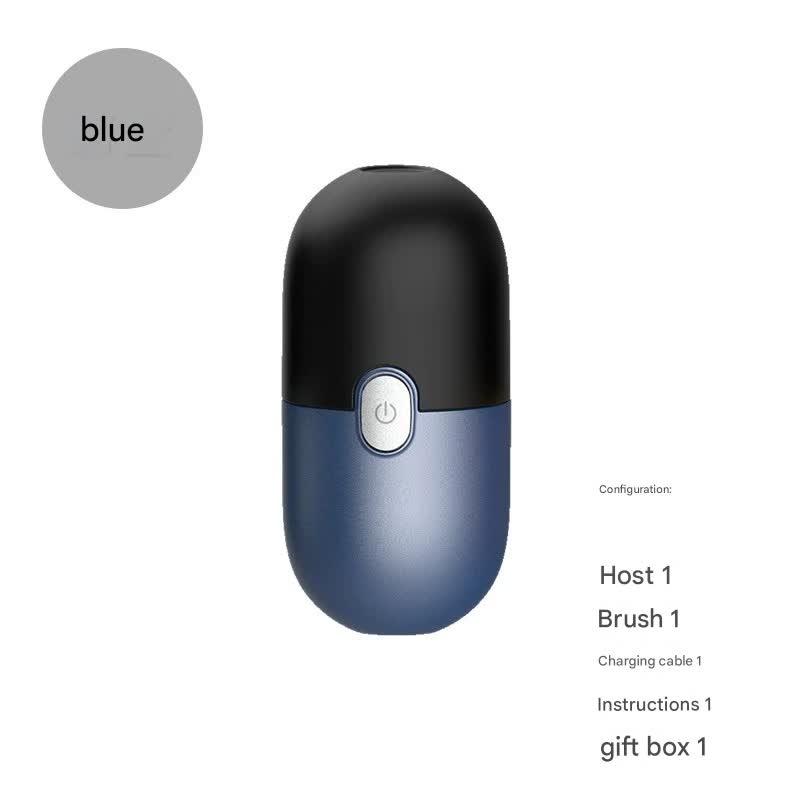 V888-ELOSUNG29700-202506111506-00 Mini Electric Rotary Shaver - IPX7 Waterproof, 2 Speed Modes, 90-Day Battery Life, USB Rechargeable(Blue) - Image 1