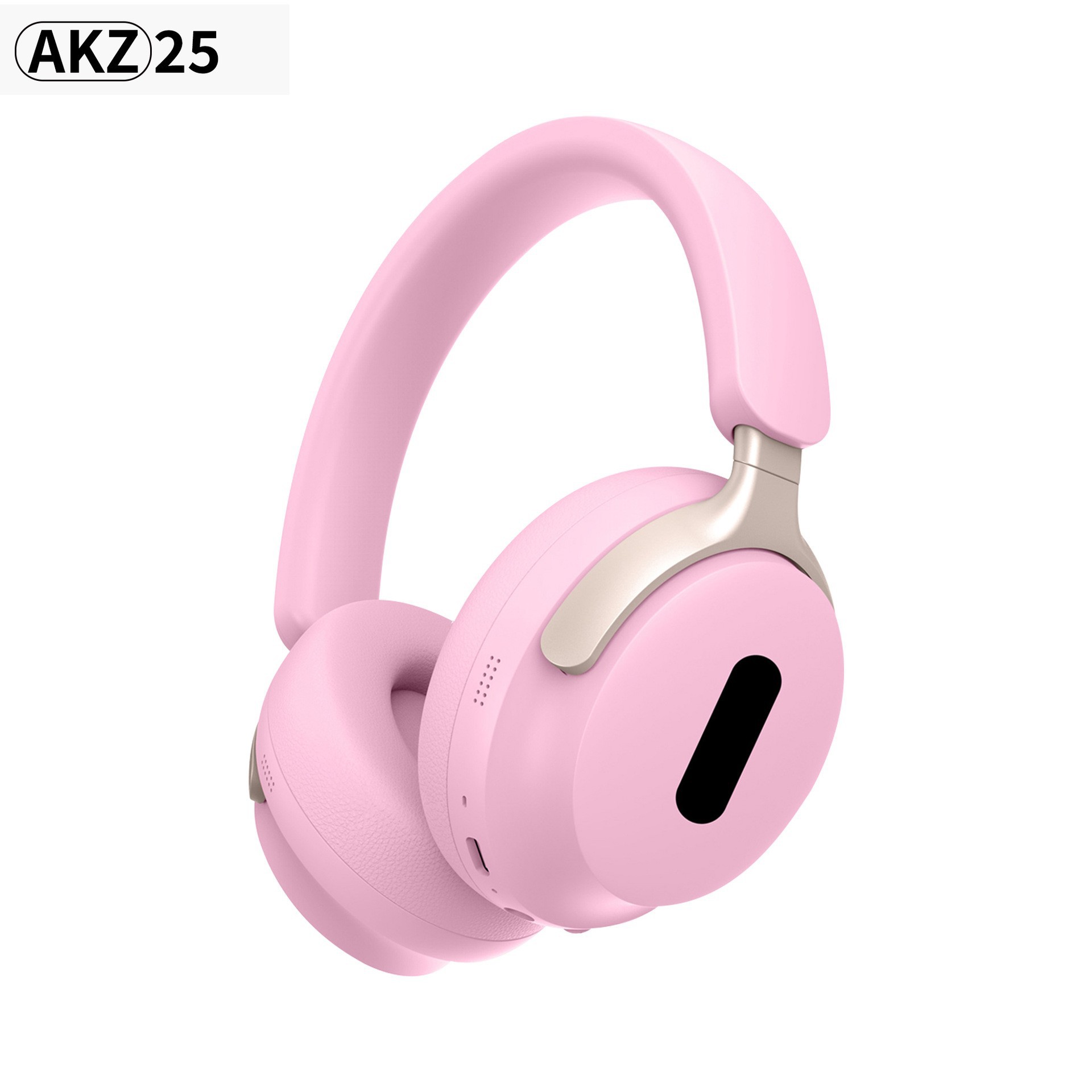V888-ELOSUNG29770-202506190615-00 AKZ 25 Wireless Over-Ear Headphones - Bluetooth 5.3, Hi-Fi Audio, Noise-Isolating, Long Battery Life(pink) - Image 1