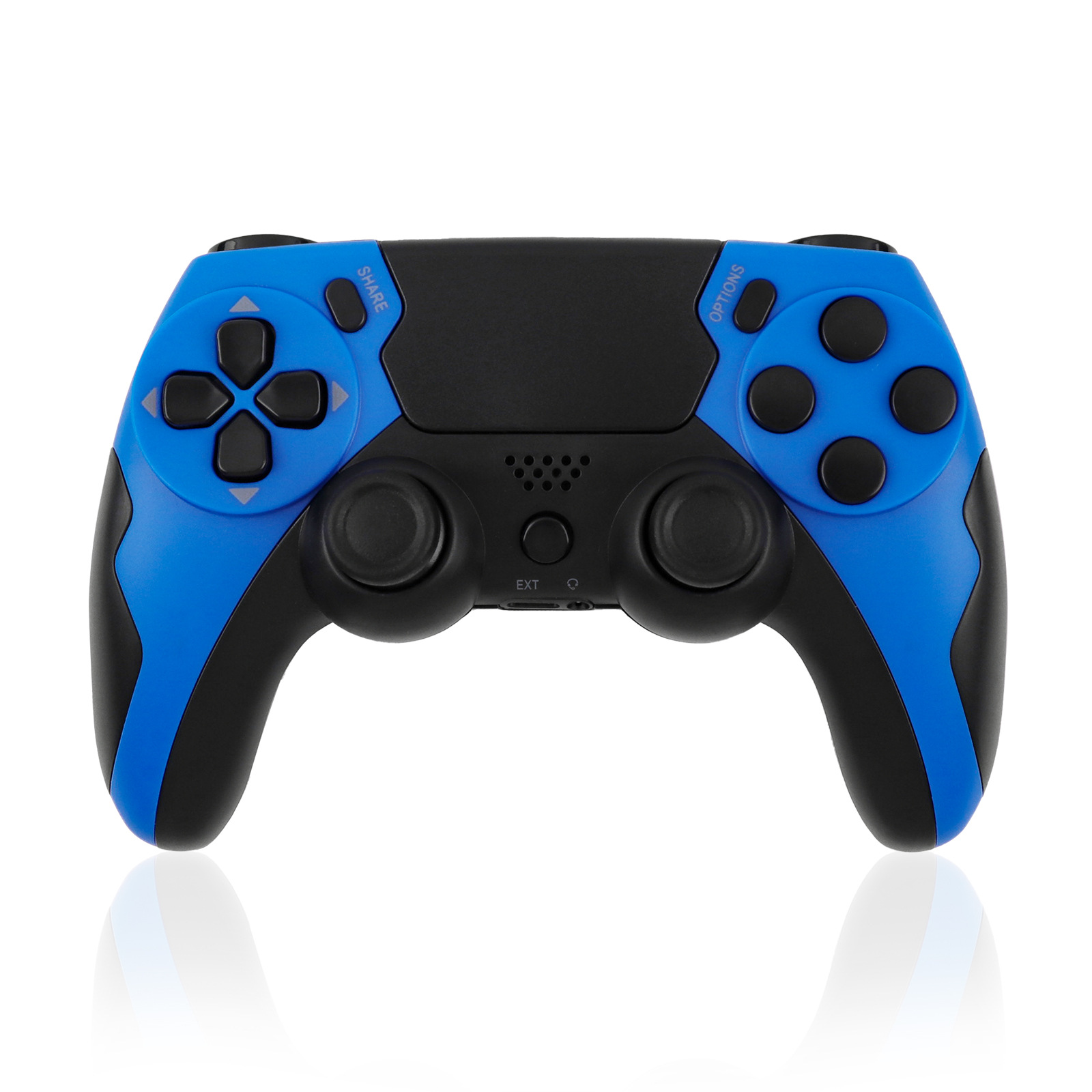 V888-ELOSUNG29915-202506191132-00 Wireless Gaming Controller - Bluetooth 4.0, Double Motor Vibration, Sensitive Touchpad & 8H Playtime(Blue black) - Image 1