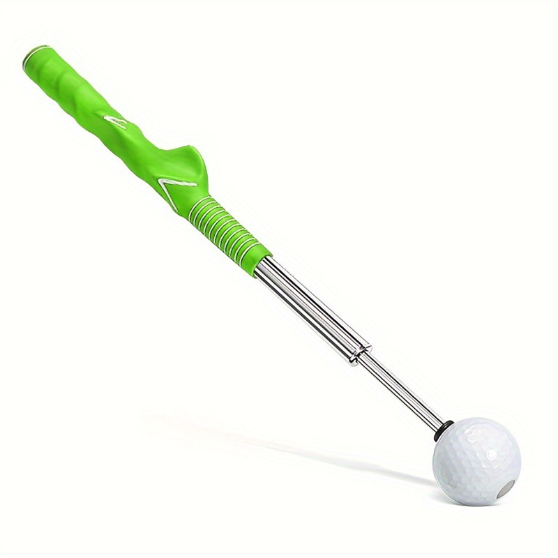 V888-ELOSUNG32615-202506241023-00 Green Pro Golf Swing Trainer - Extendable with Audible Click & Corrective Grip Aid - Image 1