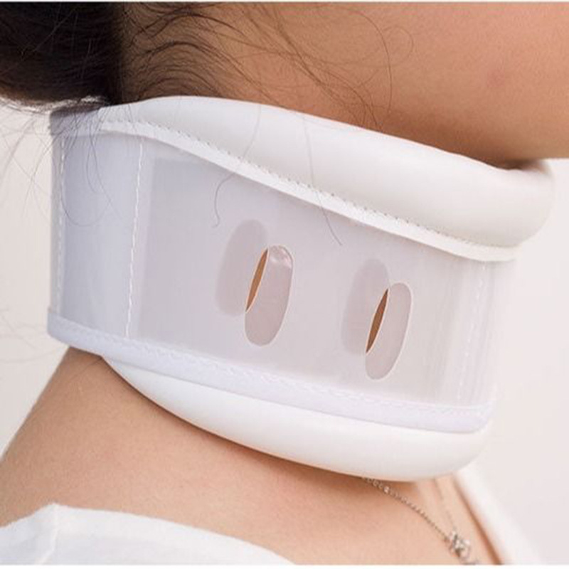 V888-ELOSUNG32744-202506301116-00 Size S White Adjustable Cervical Collar Neck Brace - Breathable Support for Pain Relief & Posture - Image 1