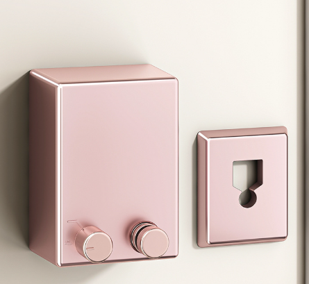 V888-ELOSUNG33178-202506061521-00 Pink Retractable Stainless Steel Clothesline - 4.2m Indoor and Outdoor Drying Solution - Image 1