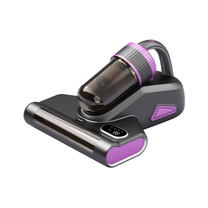 V888-ELOSUNG34223-202506191332-00 Purple Advanced Cordless UV-C Dust Mite Vacuum - Handheld Cleaner with Hot Air, Pulsating Pads & LED Display - Image 1