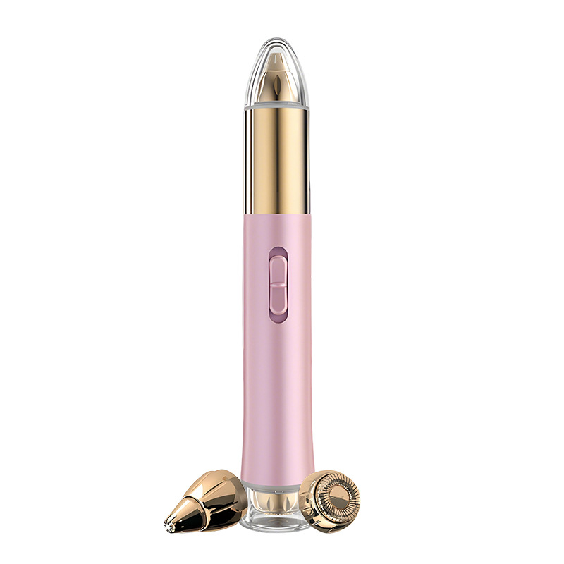 V888-ELOSUNG35001-202506191237-00 2-in-1 Electric Hair Remover for Women - Eyebrow Trimmer & Facial/Body Shaver with LED Light, USB-C Rechargeable(pink) - Image 1