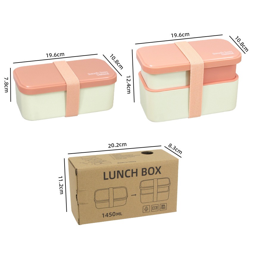 V888-ELOSUNG35270-202506241128-00 Eco - Friendly Lunch Box - Portable with Compartments(pink) - Image 1