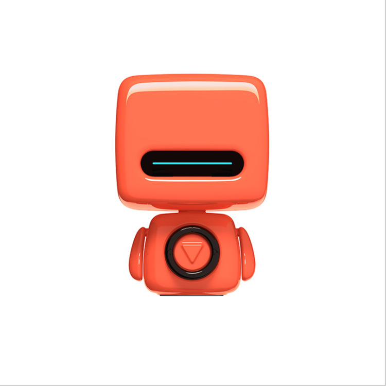 V888-ELOSUNG35387-202506301809-00 Mini Robot Style Bluetooth Speaker - Portable, 8-9 Hr Playtime, Built-in Mic & Lanyard(red) - Image 1