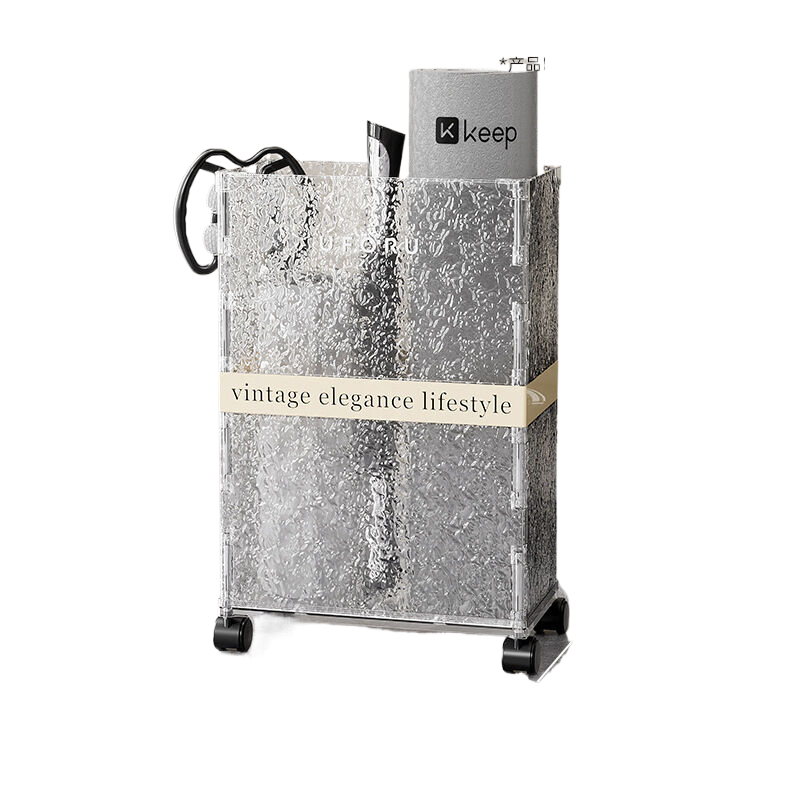 V888-ELOSUNG535-202050-00 Water Ripple Rectangular Stand Holder Cream White - Image 1