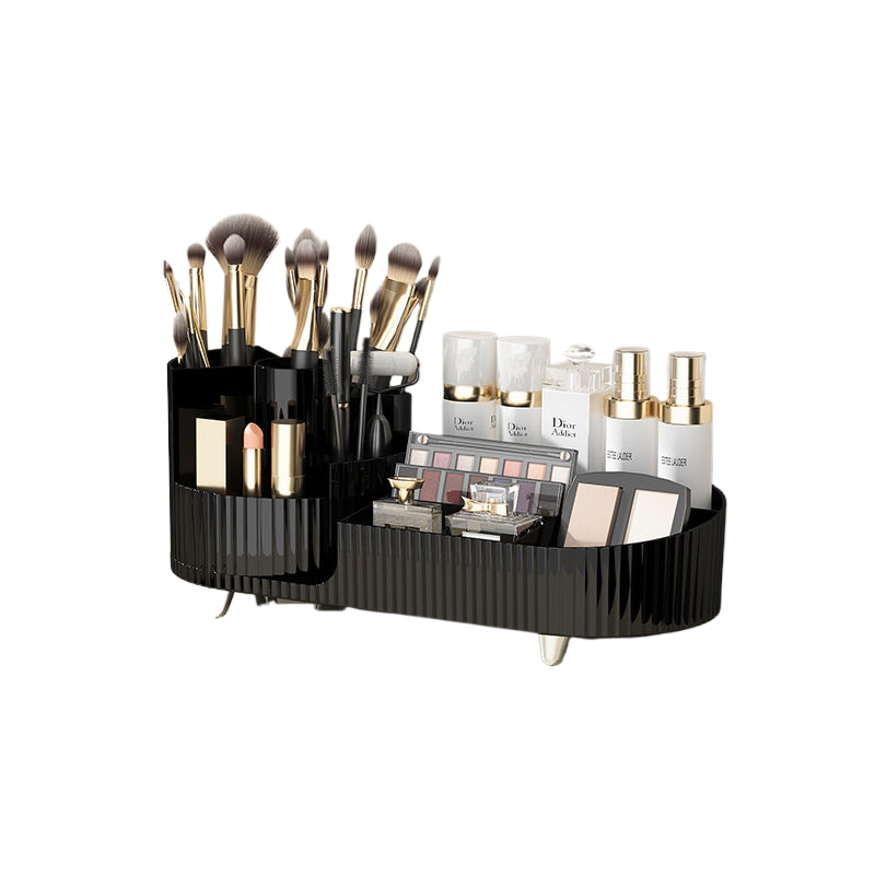 V888-ELOSUNG567-200044-00 Large pen holder rotating storage tray, black - Image 1