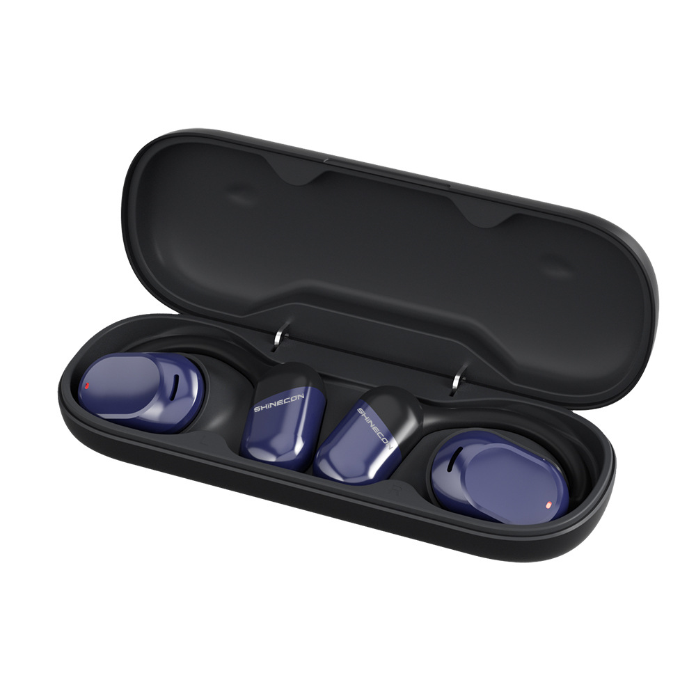 V888-ELOSUNG837-200014-00 QH-001 Bluetooth Headset Blue - Image 1