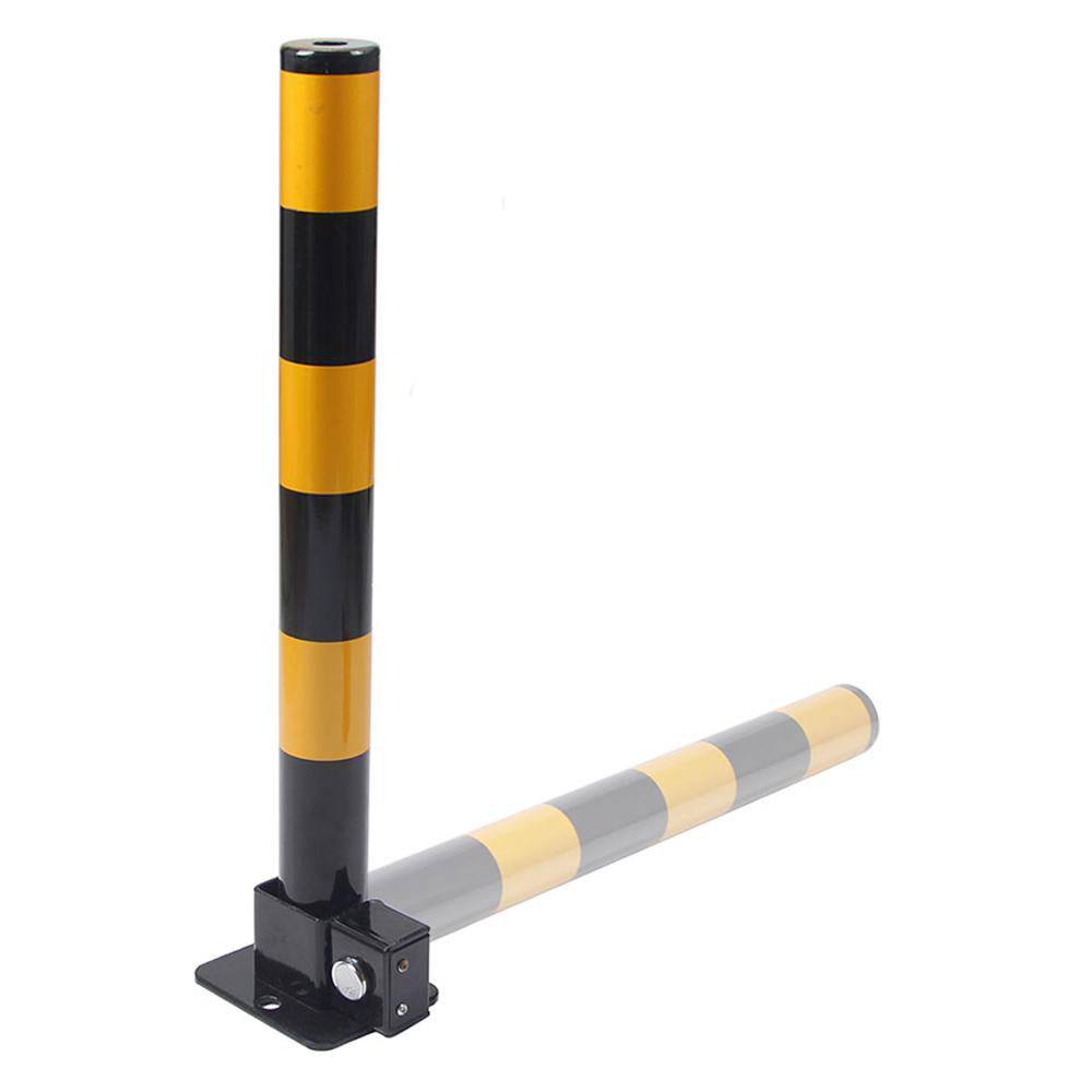 V891-CAR-RCBB-X1-197687-00 Fold Down Vehicle Security Car Parking Lock Safety Barrier Bollard Locker Barrier -Black - Image 1