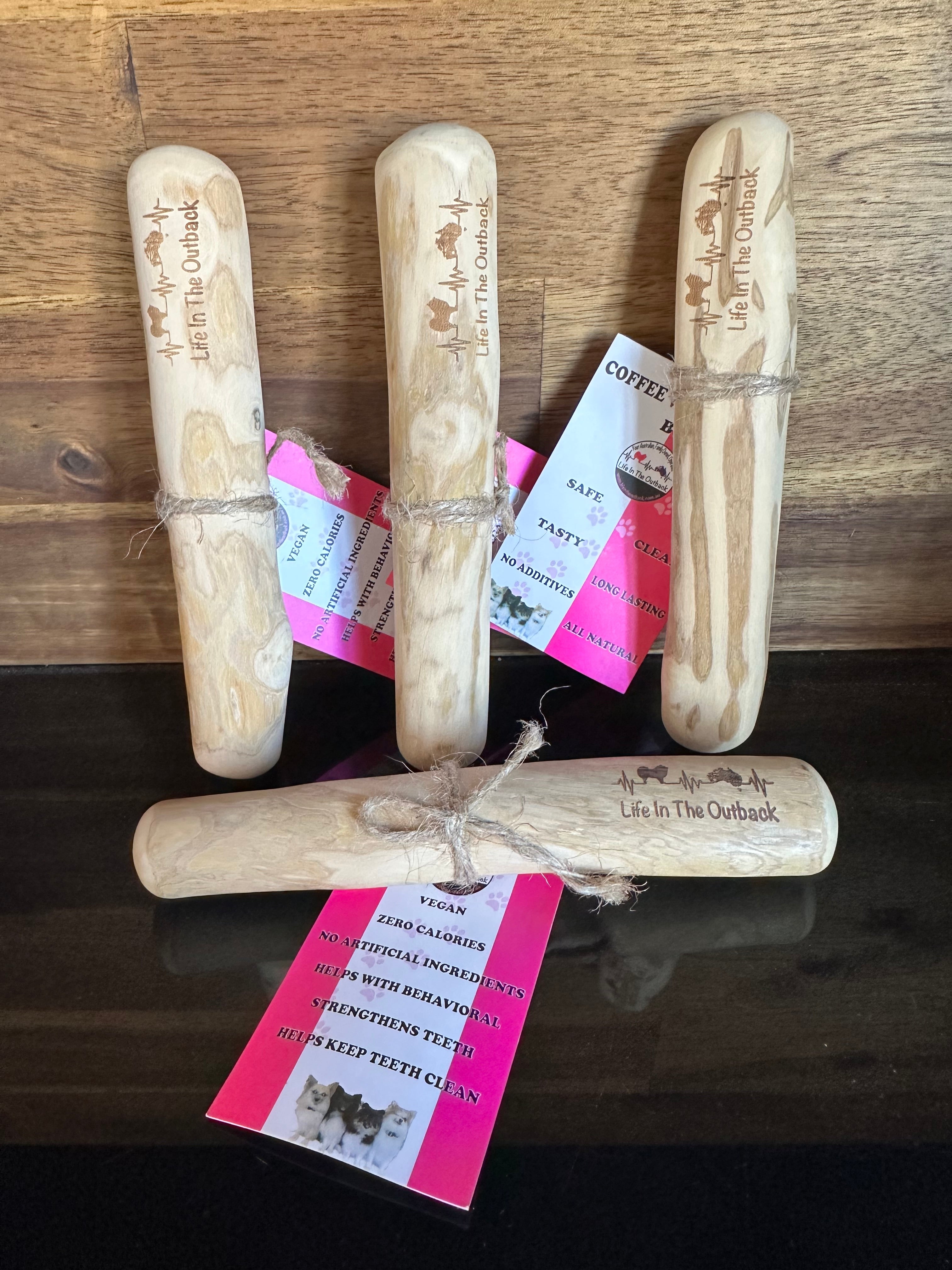 V908-2717291711431-206806-00 1x Life in the outback COFFEE WOOD CHEWS - X-Large - Image 1