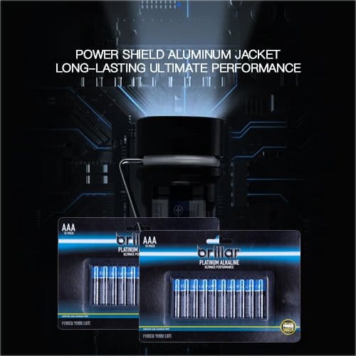 V915-BR0049X2-205479-00 2x Brillar AAA Platinum Alkaline Batteries 10pk - Image 1