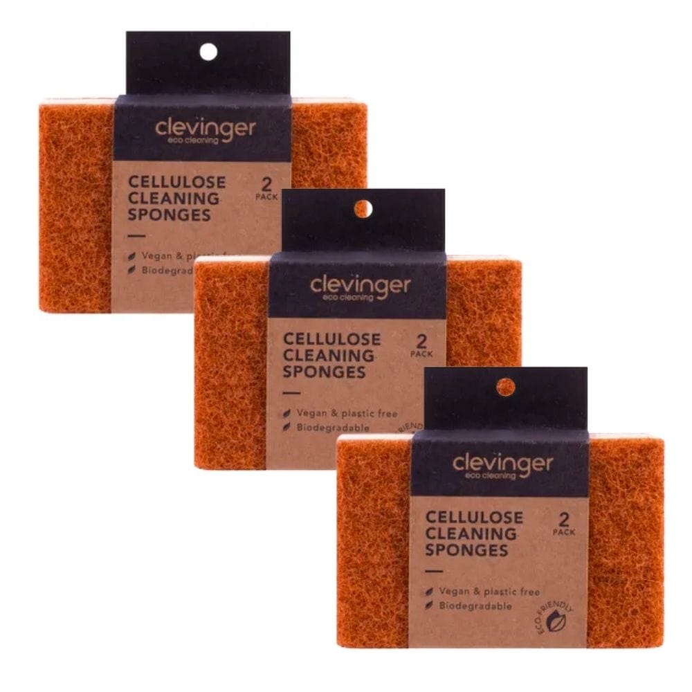 V915-CV0262X3-203812-00 Clevinger 6PC Cellulose Cleaning Sponges - Image 1