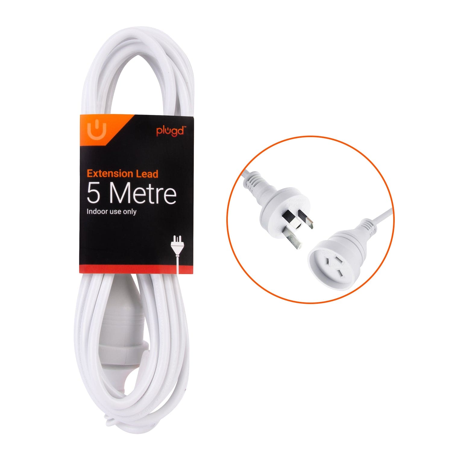 V915-EL0021-203777-00 5 Meters Extension Power Outlets Lead - Image 1