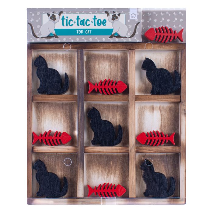 V915-GI0093-203484-00 Party Game Cat Tic Tac Toe - Image 1