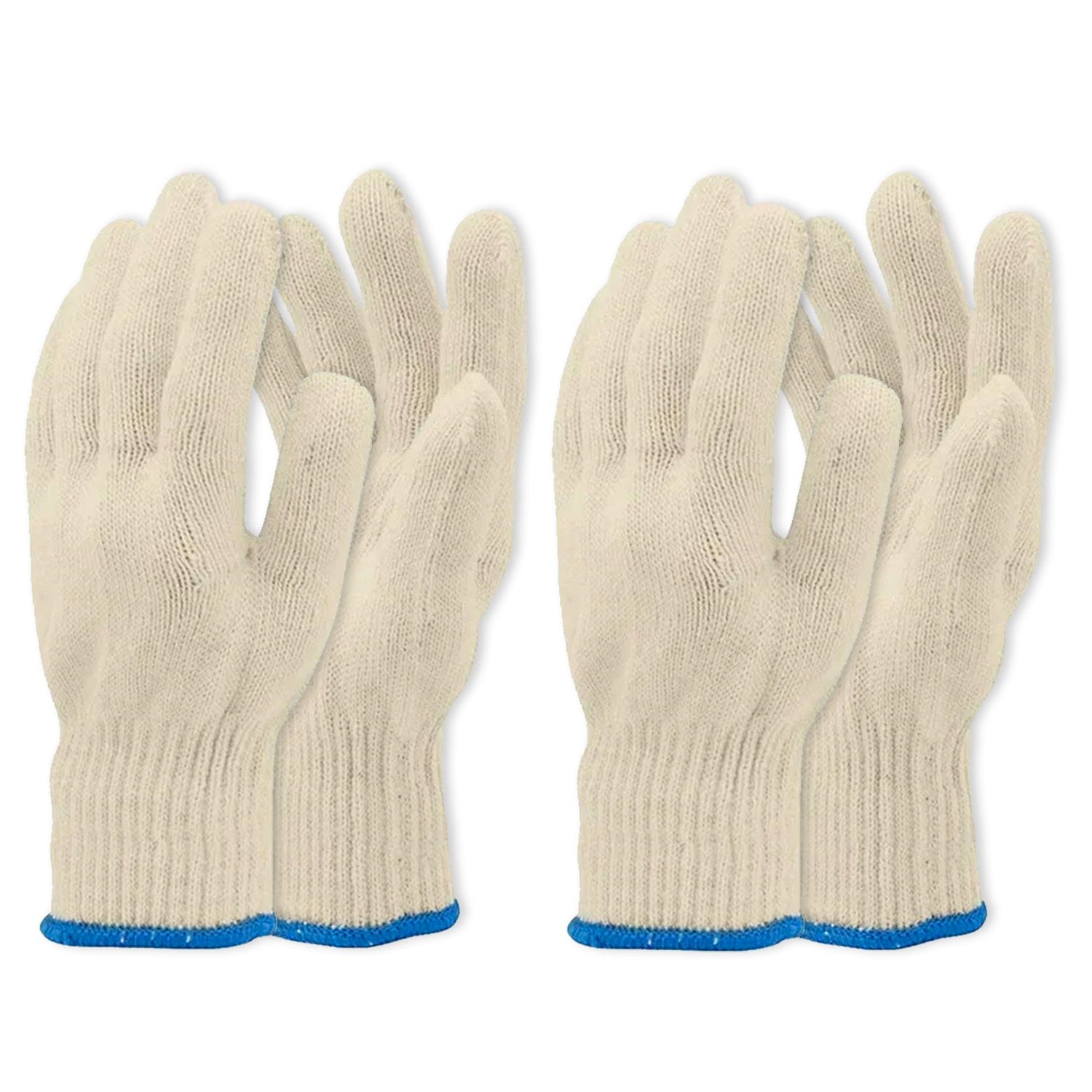 V915-KB0057X2-203578-00 2 Pair 5 Finger Oven Mitt BBQ Grill Gloves - Image 1