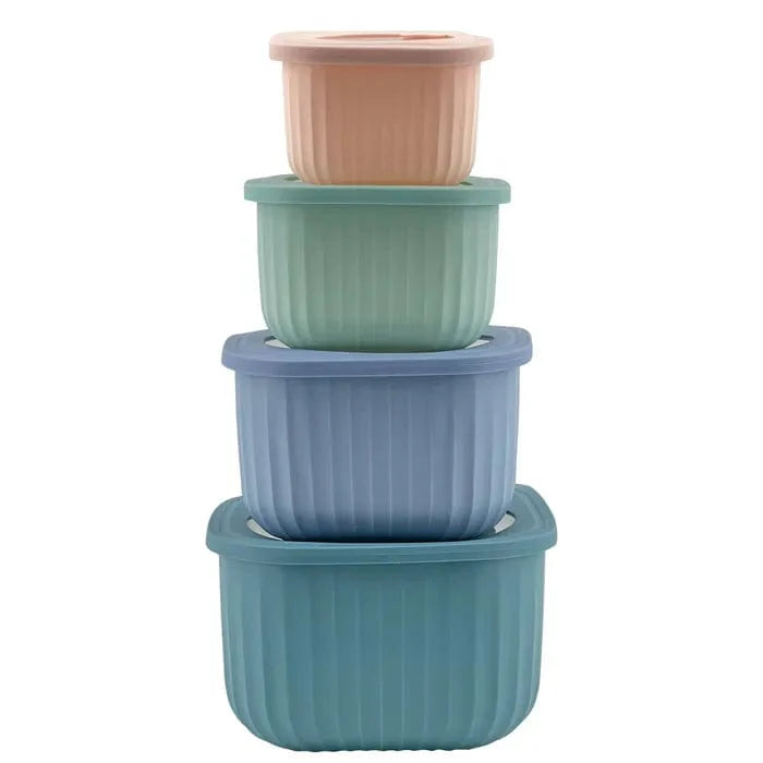 V915-KU0317-203439-00 Cook Easy 4PC Square Nested Food Storage Set - Image 1