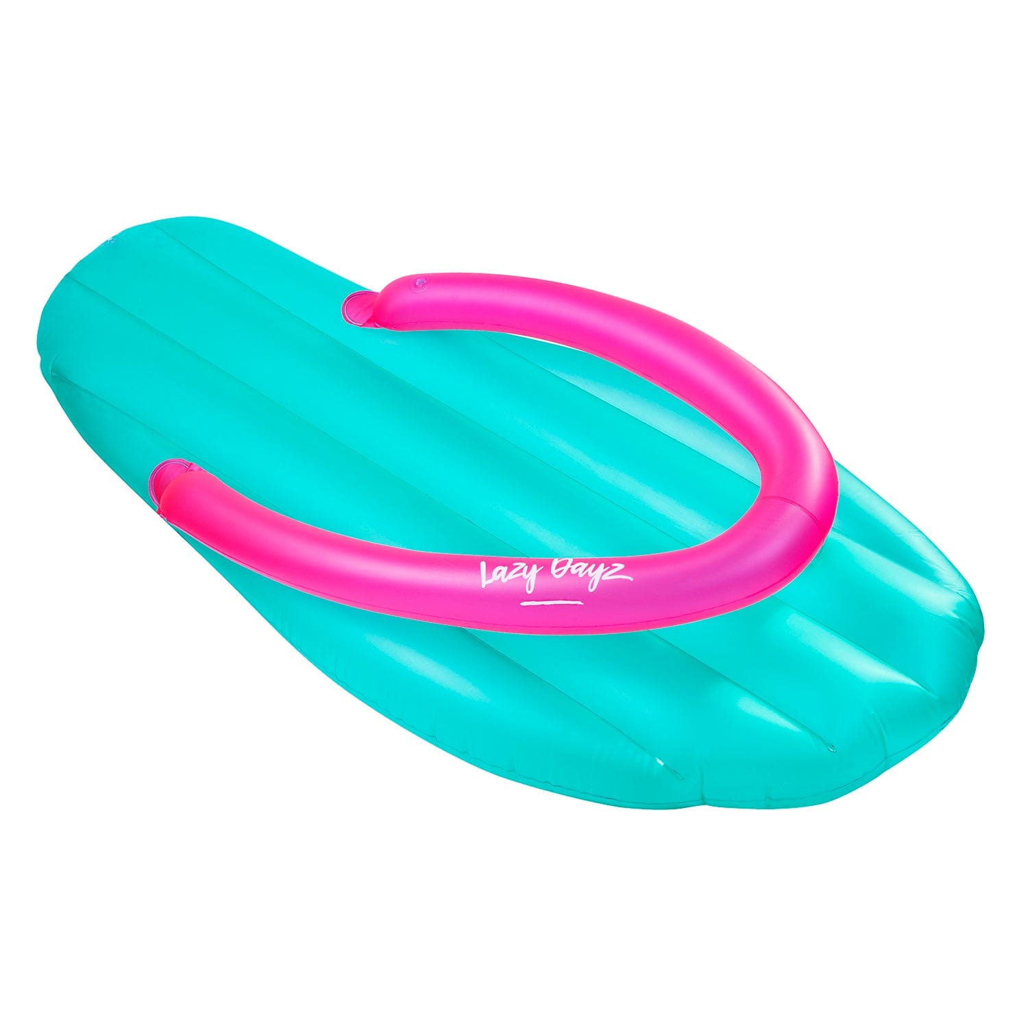 V915-LD0086-TL-203985-00 Lazy Dayz Inflatable Thong - Teal - Image 1