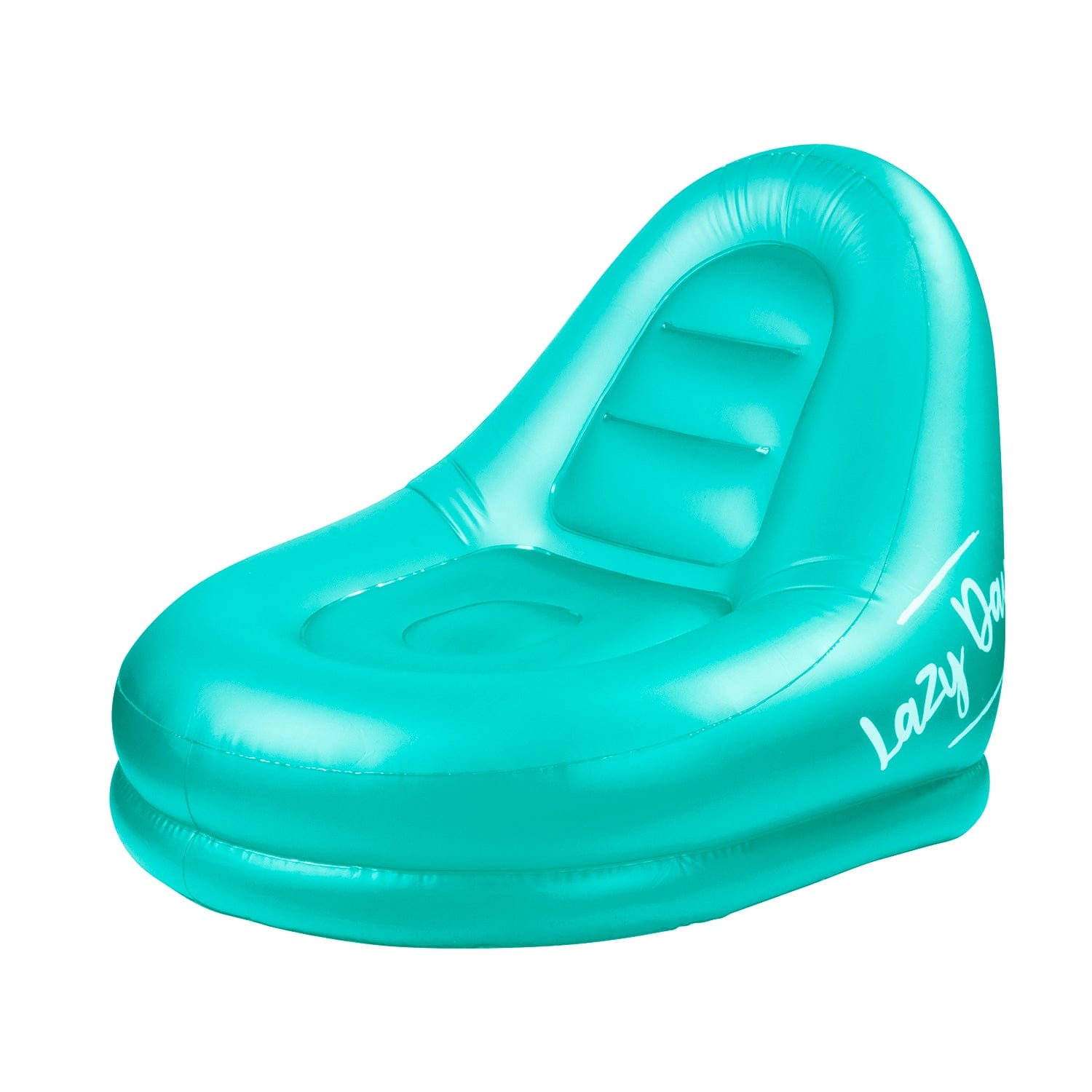 V915-LD0099-TL-203984-00 Lazy Dayz Jumbo Inflatable Chair - Teal - Image 1