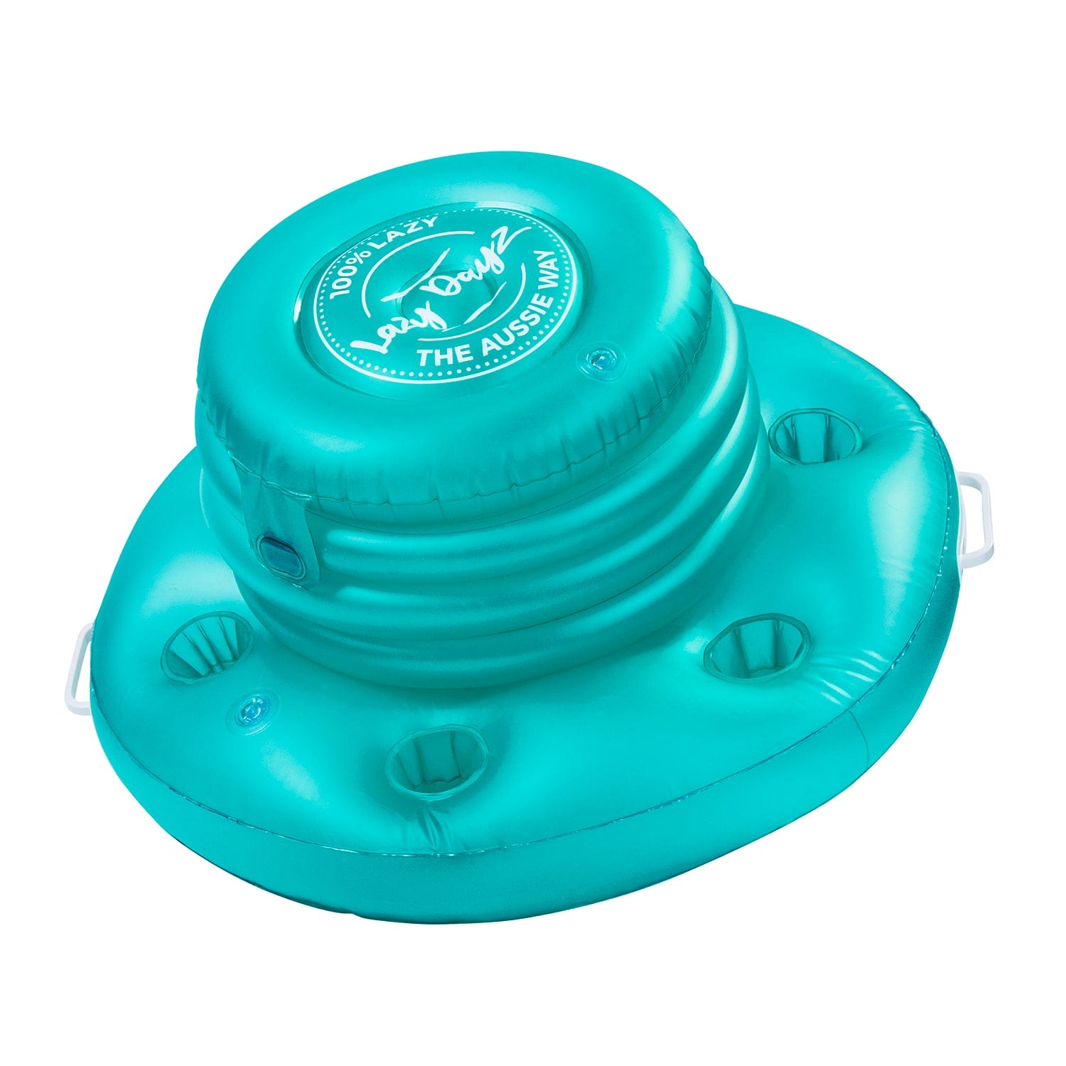 V915-LD0102-TL-203990-03 Lazy Dayz Inflatable Drinks Tub - Teal - Image 1