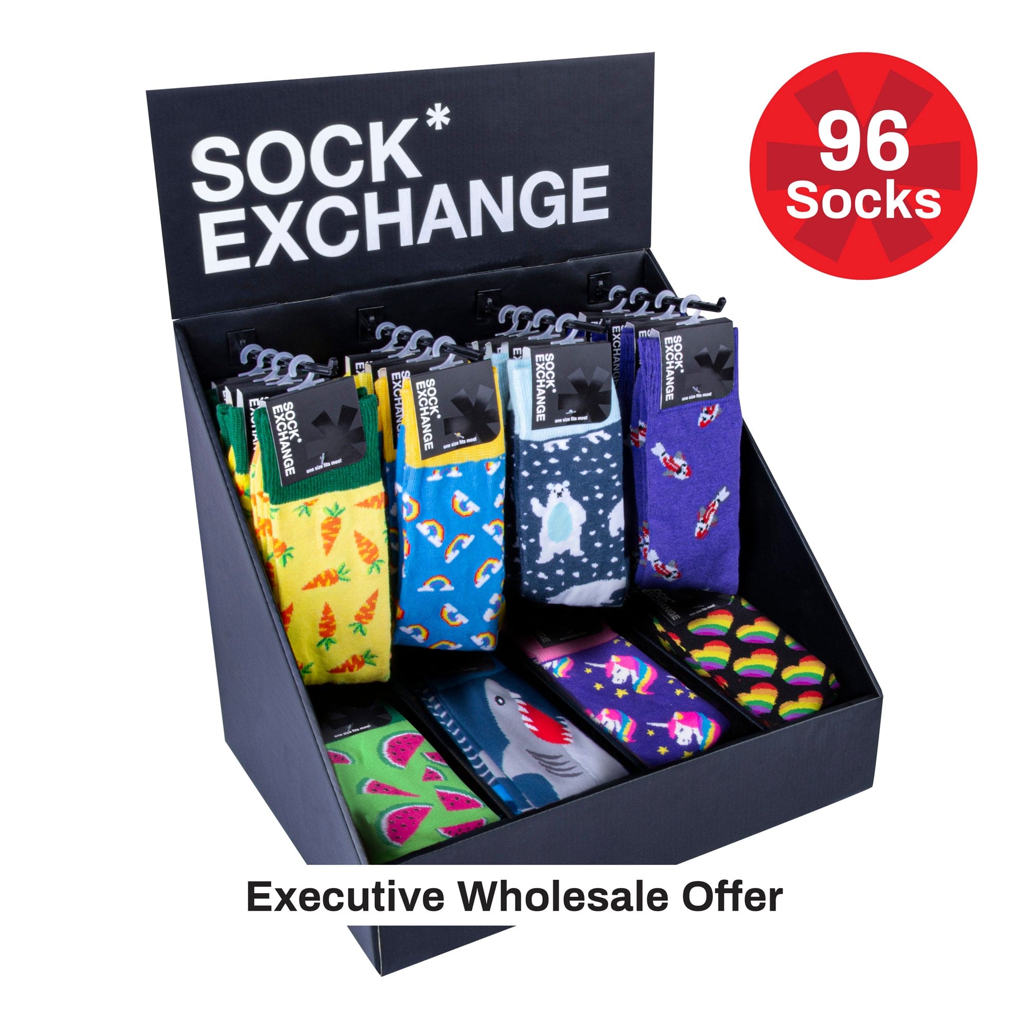 V915-SE-96-CDU-203469-00 Novelty Socks - Wholesale 96 Novelty Socks - Image 1