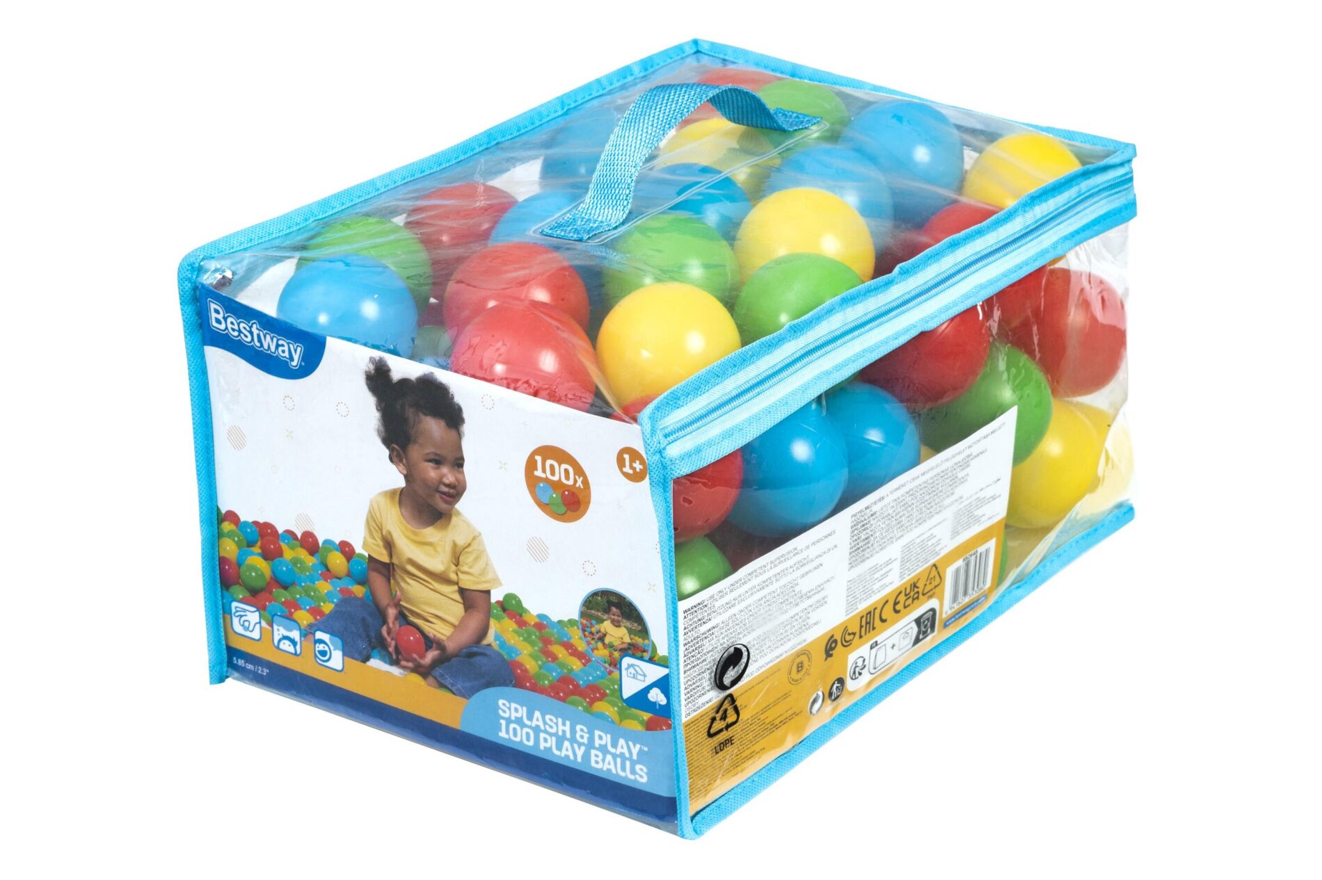 V958-52648-202504101016-00 Bestway SPLASH & PLAY 100 PLAY BALLS - Image 1
